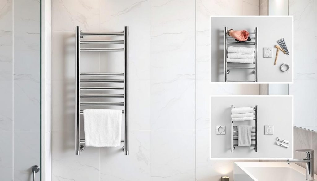 Towel warmer installation guide