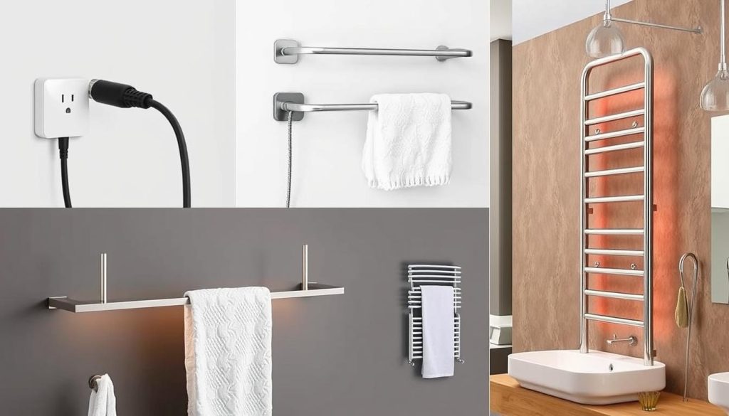 Towel warmer power sources