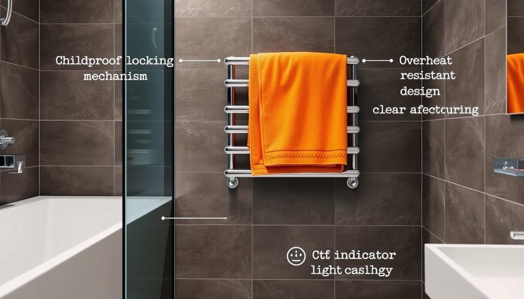 Towel warmer safety features