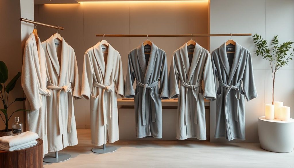 Unisex luxury bathrobes