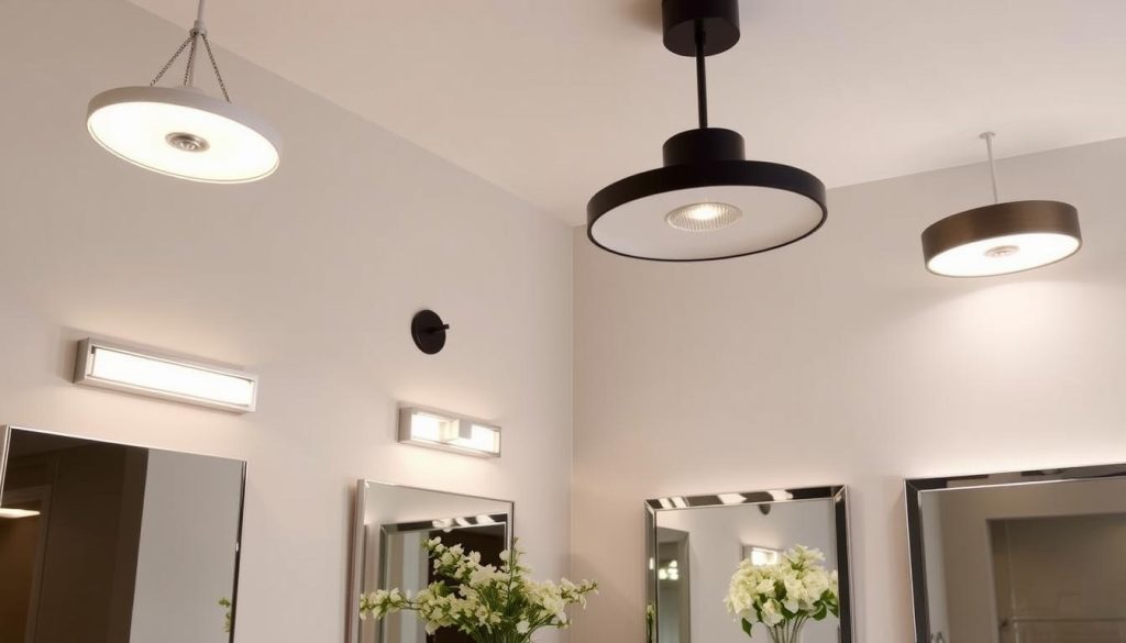 Vanity lighting fixtures