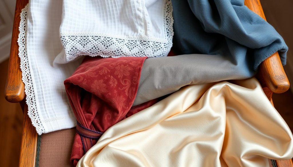 Vintage bath robes materials