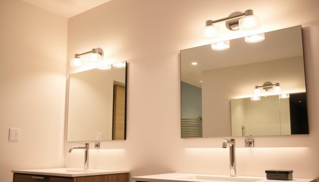 Wall-mounted vanity lights