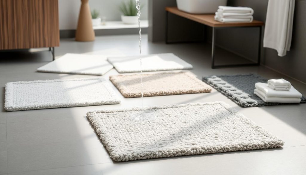 Washable bath mats maintenance