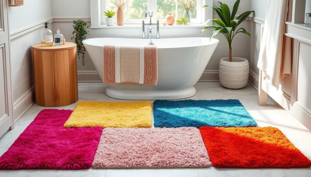 Washable rugs as bath mat alternatives