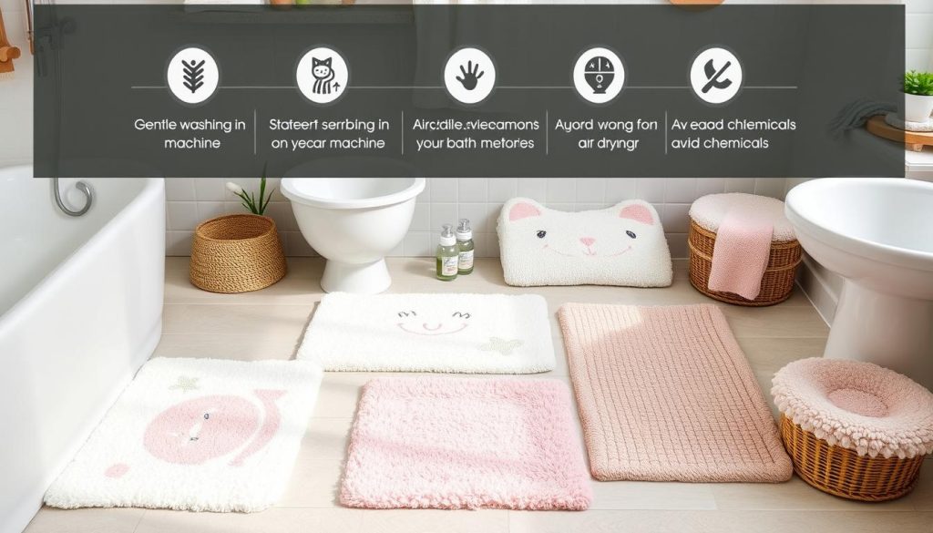 bath mat care tips