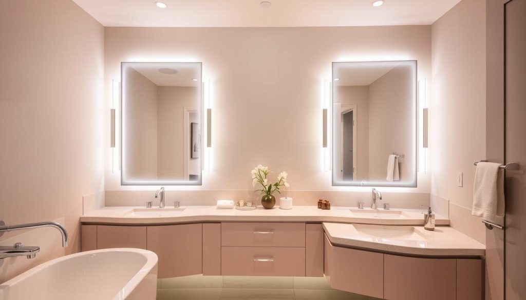 bathroom mirrors with lights