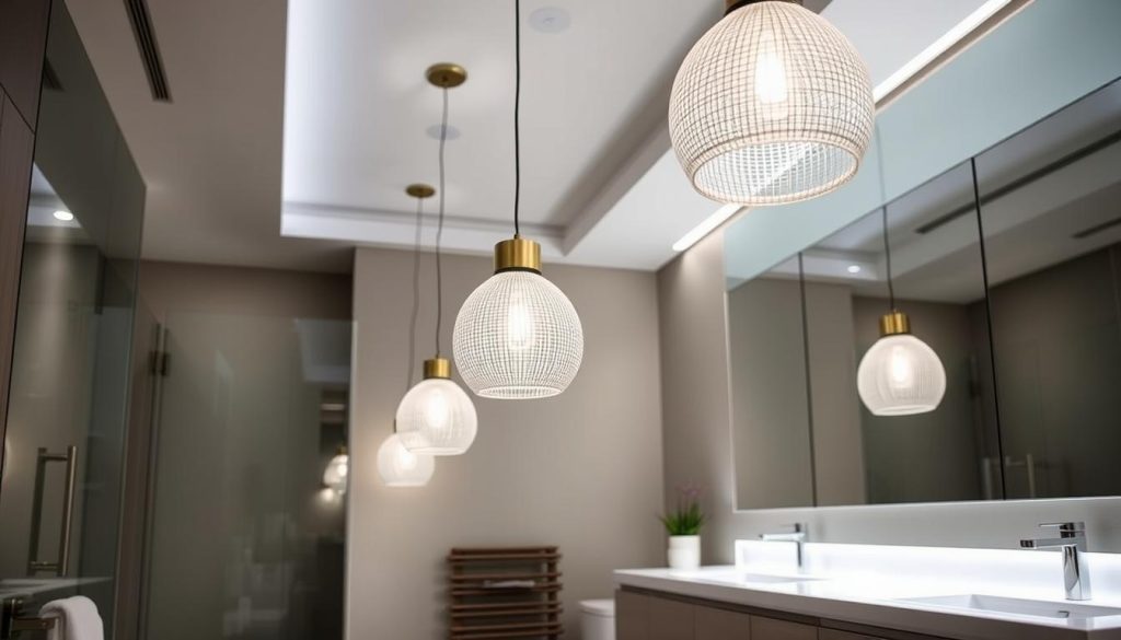 bathroom pendant lighting