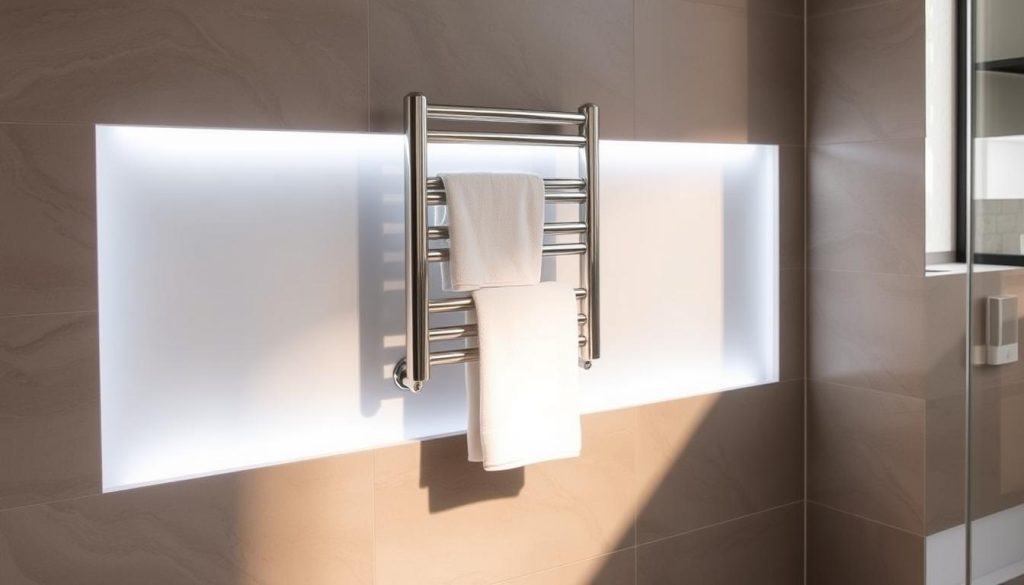 bathroom towel heating system