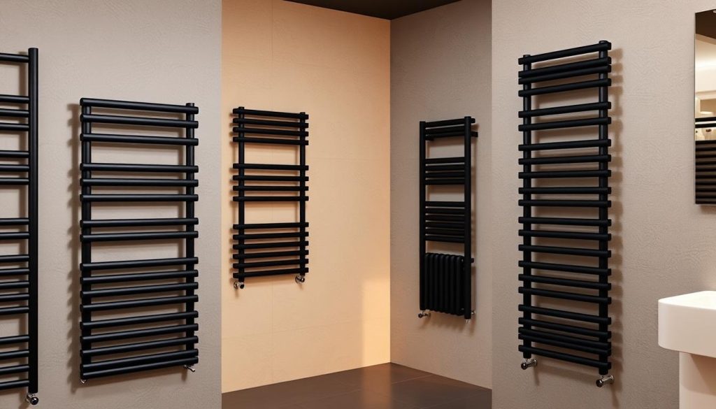 black towel radiator options