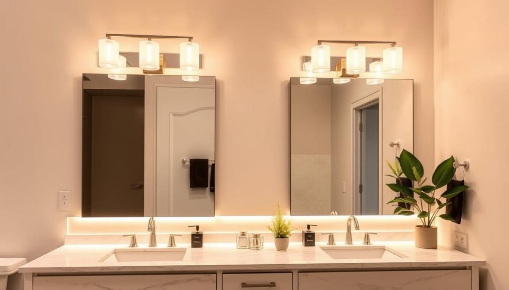 double vanity lighting