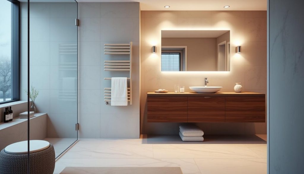 electric towel warmer for bathrooms