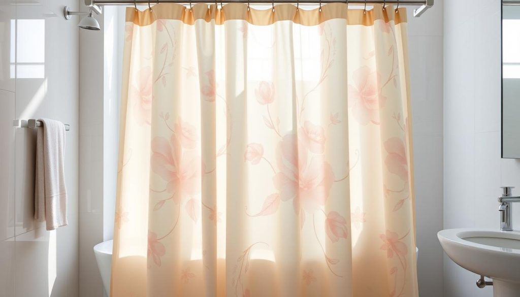 fabric shower curtain