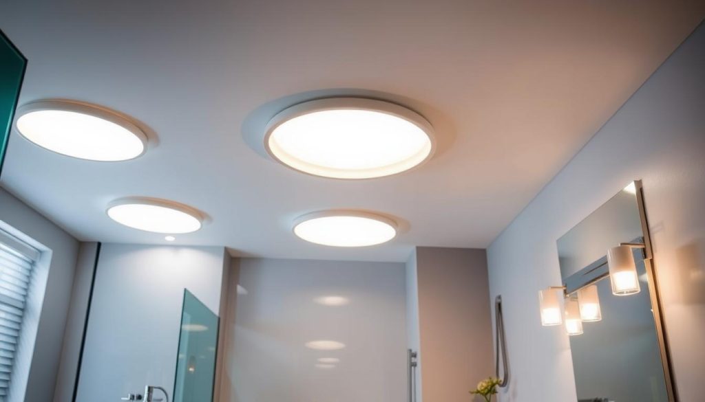 flush mount bathroom ceiling lights