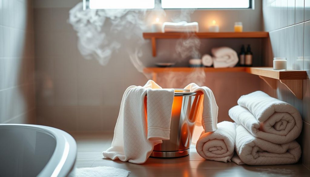 heated towel holder comfort