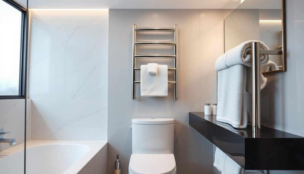 luxury bathroom towel warmers