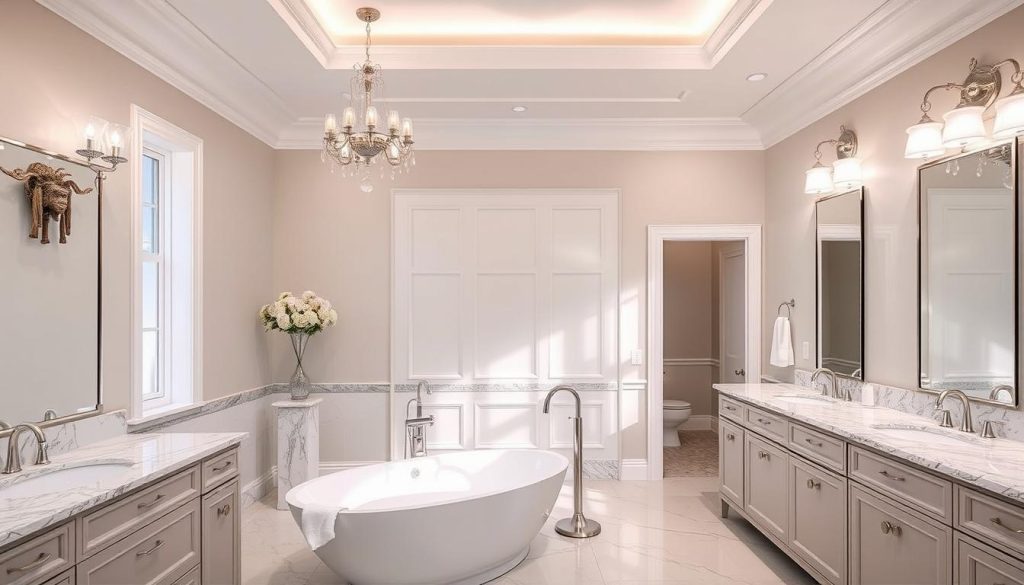 master bathroom lighting