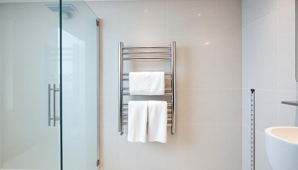 measuring space for heated towel rack