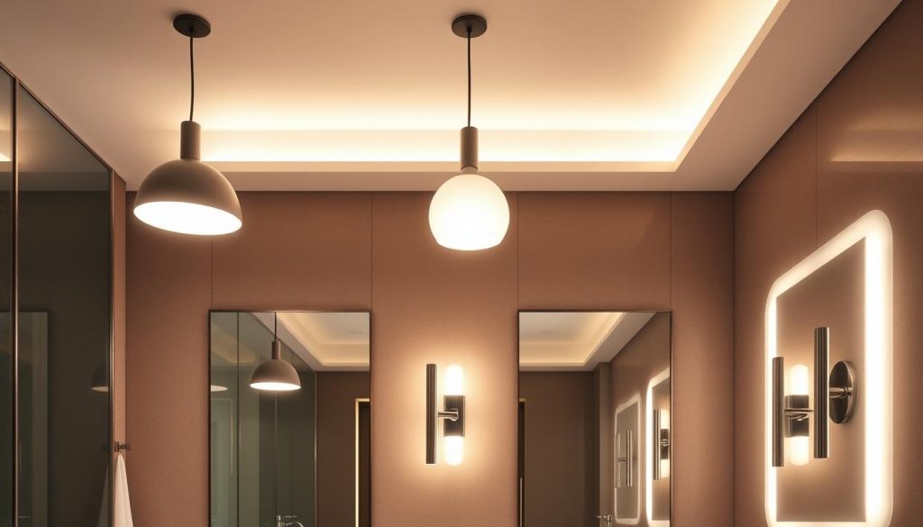 modern bathroom lighting