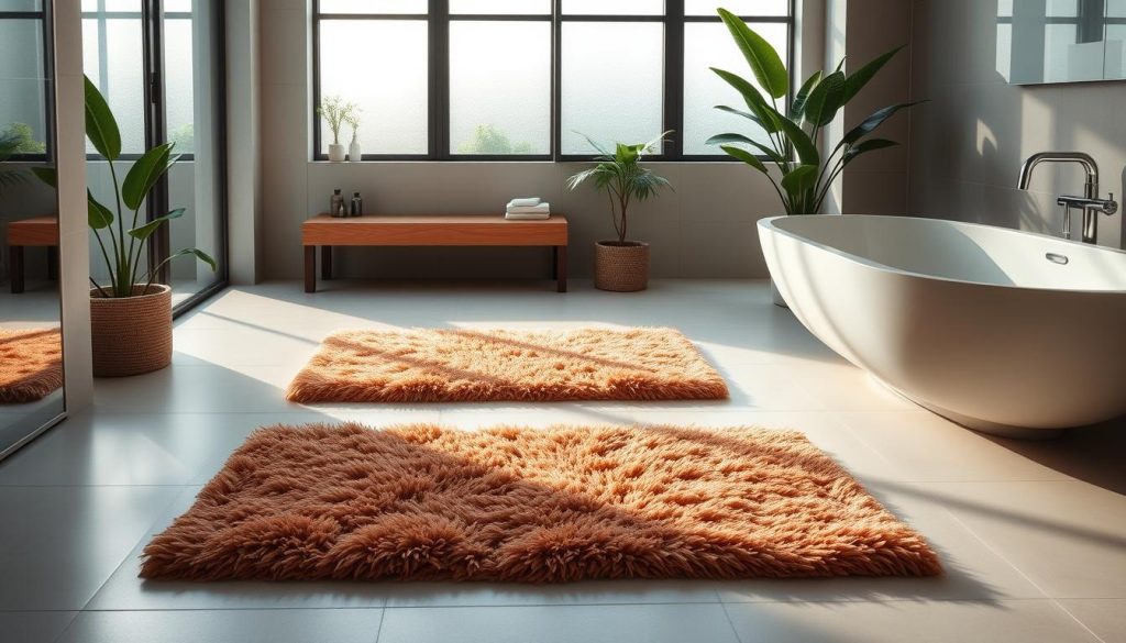 plush bath mats