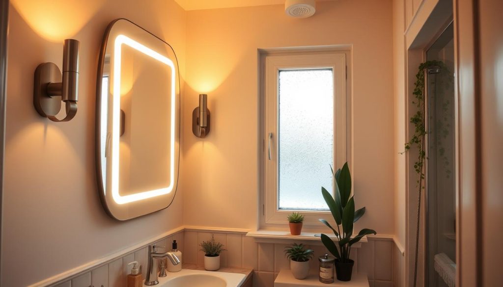 small bathroom lighting