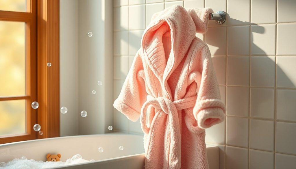 soft baby bath robe care