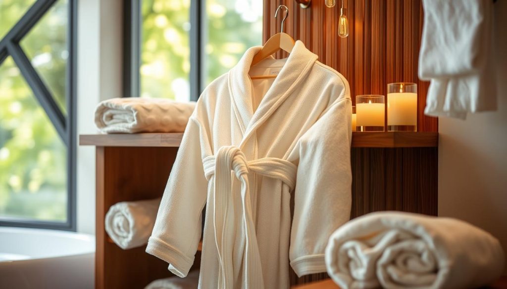 spa robe storage techniques