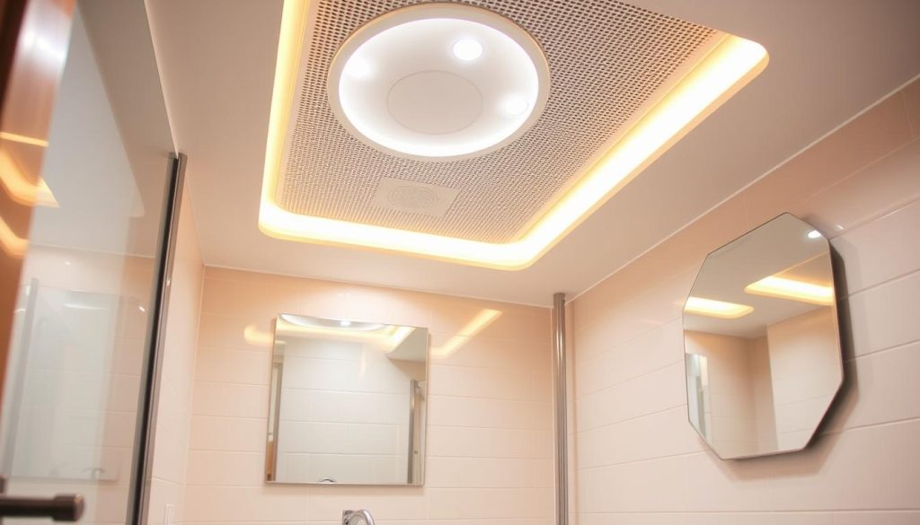 space-saving bathroom lights