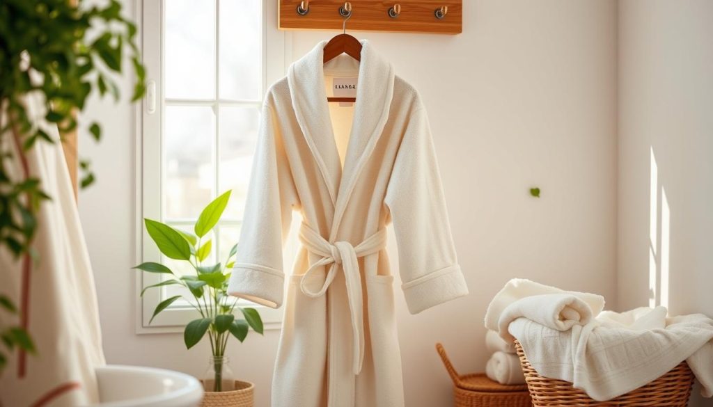 Care and maintenance of cotton terry bathrobes