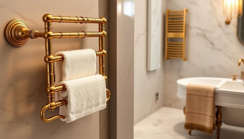 Classic towel warmer design