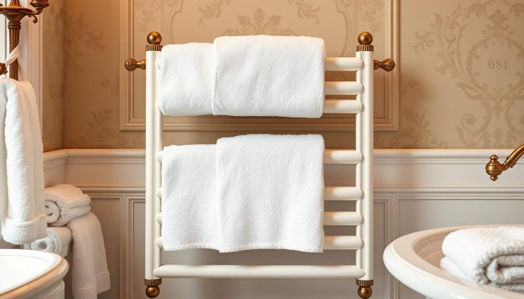 Classic towel warmer design