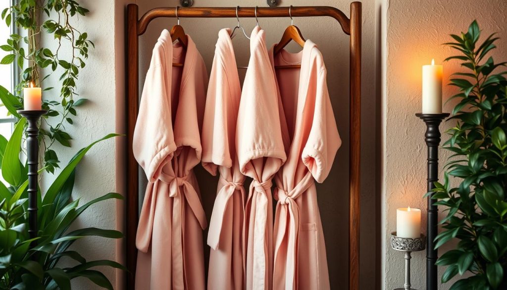 Cozy spa robes for relaxation