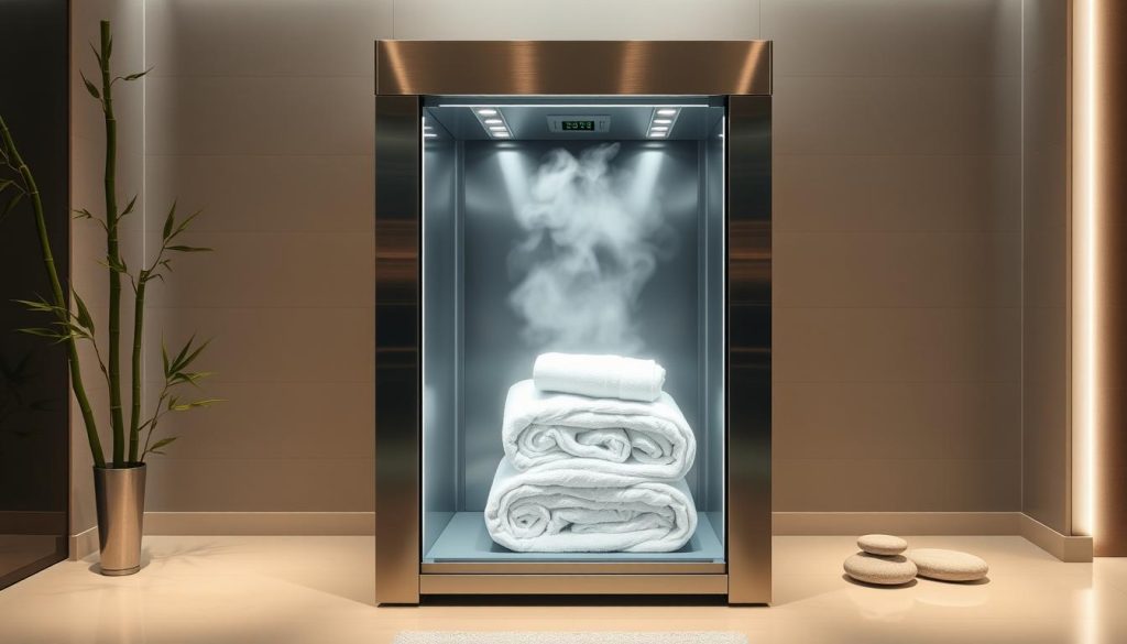 heated towel cabinet